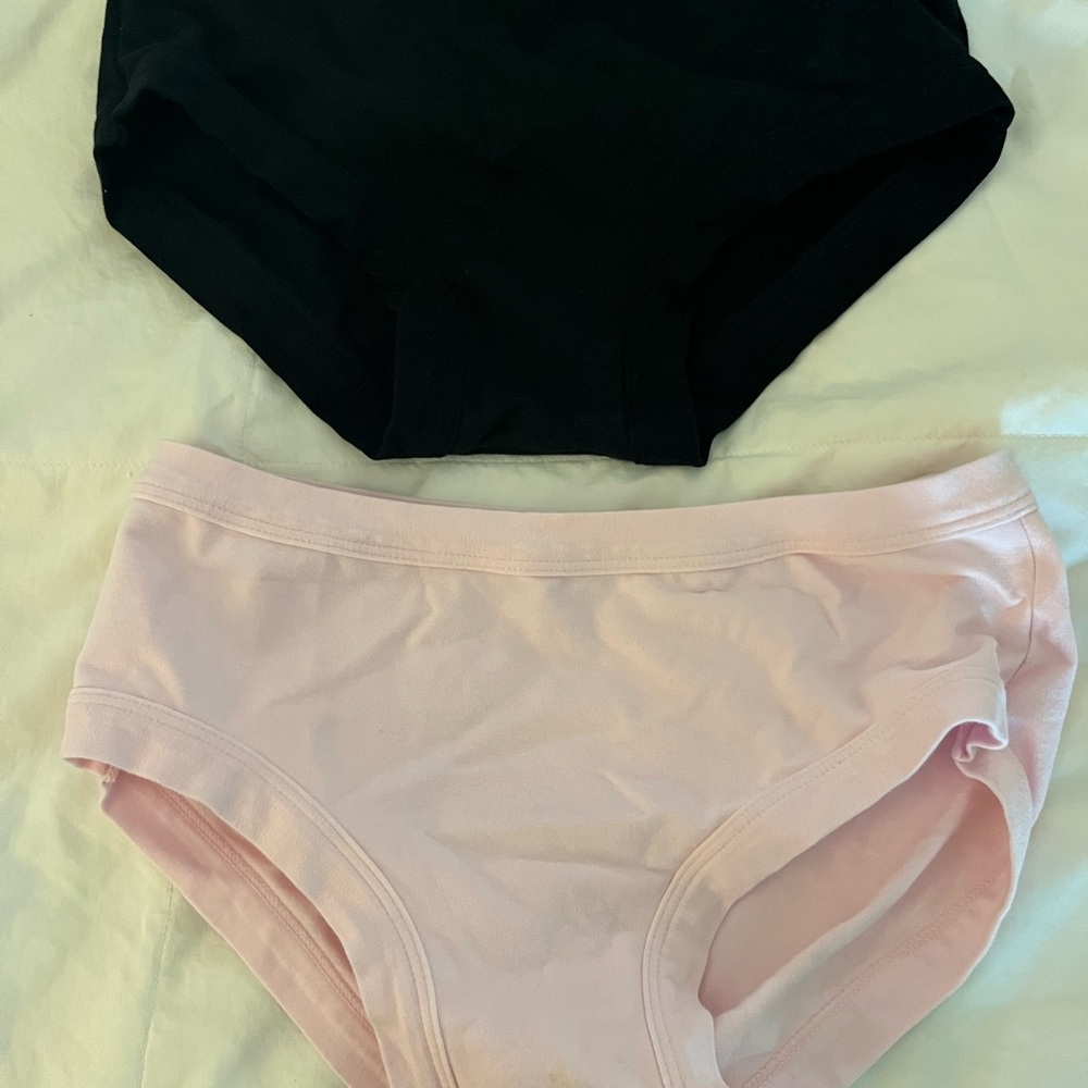 Women's Black and Pink Intimates Set
